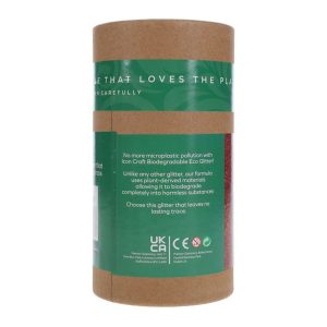 ICON CRAFT 200G BIODEGRADABLE ECO GLITTER - RED