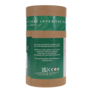 ICON CRAFT 200G BIODEGRADABLE ECO GLITTER - WHITE