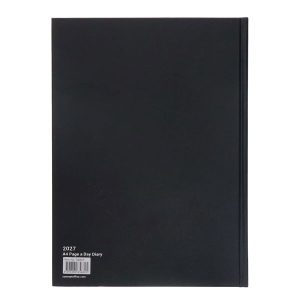CONCEPT 2027 A4 DIARY PAGE A DAY - BLACK