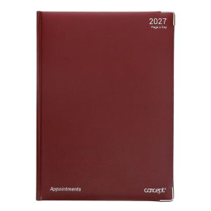 CONCEPT A4 2027 PAGE A DAY APPOINTMENTS DIARY - ASST