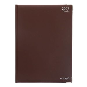 CONCEPT A4 2027 PAGE A DAY DESK DIARY BOLD - ASST