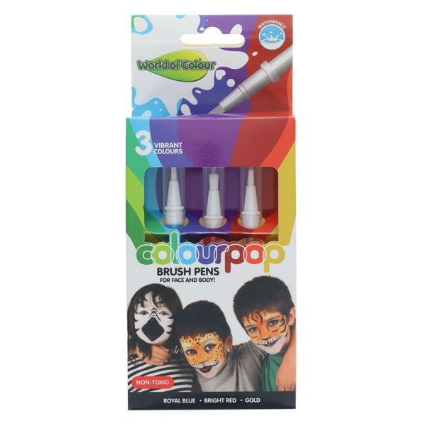 WORLD OF COLOUR SET 3 COLOURPOP BRUSH PENS - Image 2