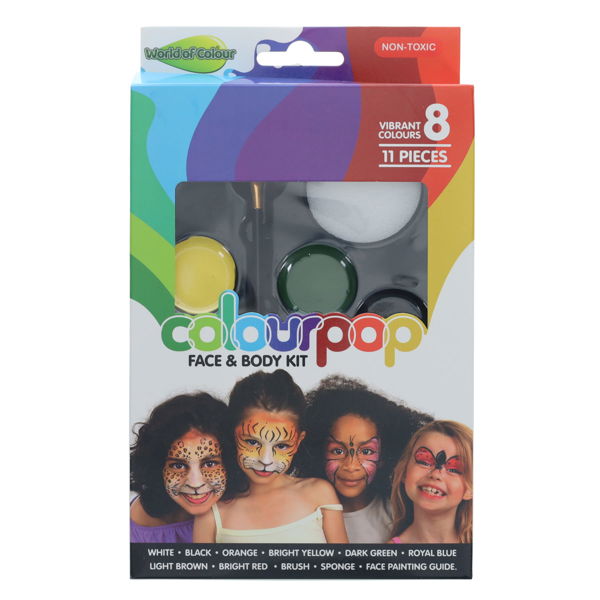 WORLD OF COLOUR SET 8 COLOURPOP FACE & BODY STICKS - Image 2