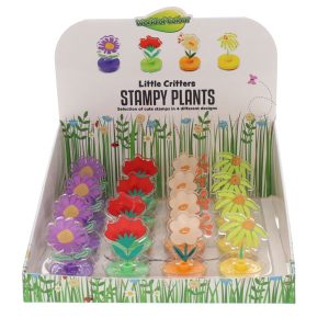 WORLD OF COLOUR LITTLE CRITTERS STAMPY PLANTS - 4 ASST.