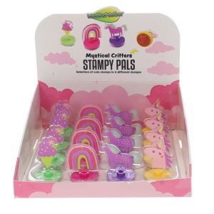 WORLD OF COLOUR MYSTICAL CRITTERS STAMPY PALS - 4 ASST.