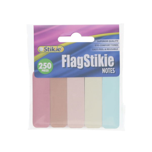 STIK.IE 250pcs FLAG STIKIE NOTES - 5 ASST PASTEL - Image 4