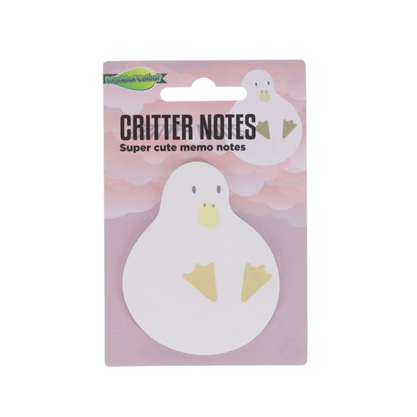 WORLD OF COLOUR 20pcs 63x72mm CRITTER NOTES - 3 ASST - Image 2