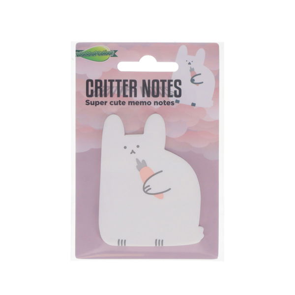 WORLD OF COLOUR 20pcs 63x72mm CRITTER NOTES - 3 ASST - Image 4