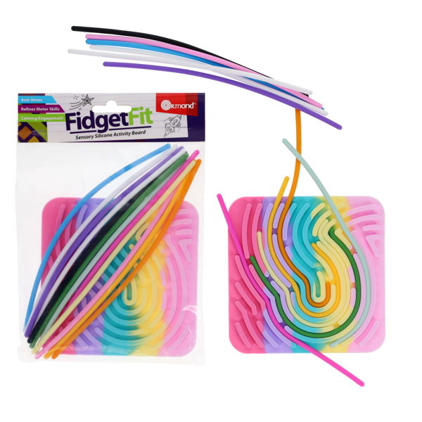 ORMOND FIDGET FIT SENSORY SILICONE ACTIVITY BOARD