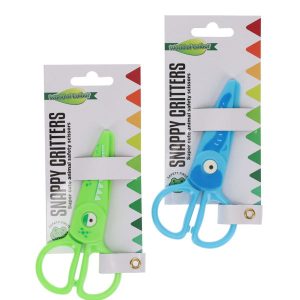 WORLD OF COLOUR SNAPPY CRITTERS SUPER CUTE ANIMAL SAFETY SCISSORS - ASST