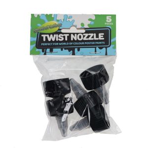 WORLD OF COLOUR PKT 5 TWIST NOZZLE