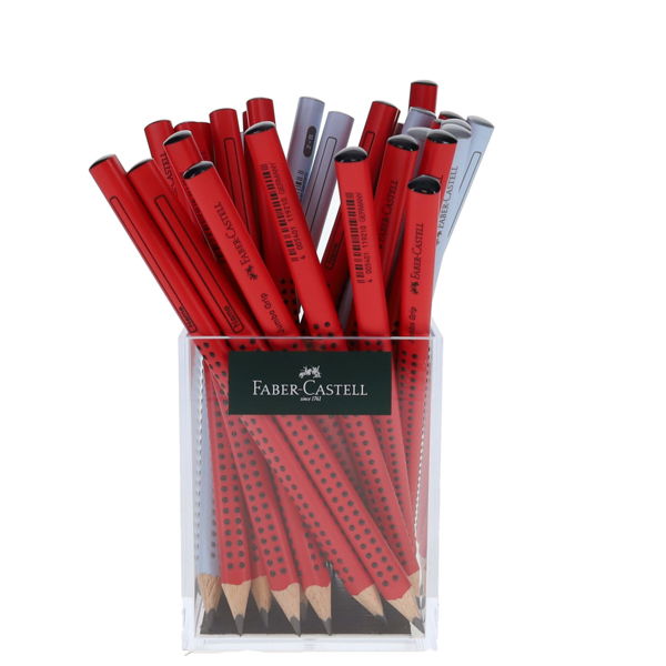 FABER CASTELL JUMBO GRIP HB PENCIL - ASST CDU