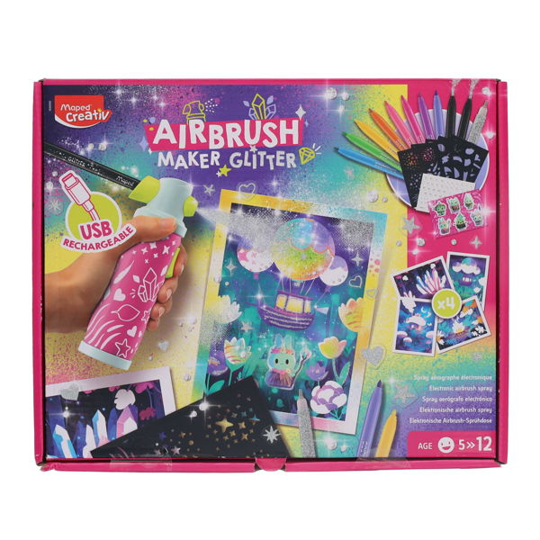 MAPED CREATIV AIRBRUSH MAKER GLITTER SET - Image 3