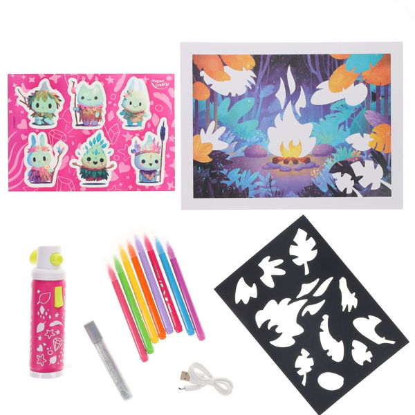 MAPED CREATIV AIRBRUSH MAKER GLITTER SET