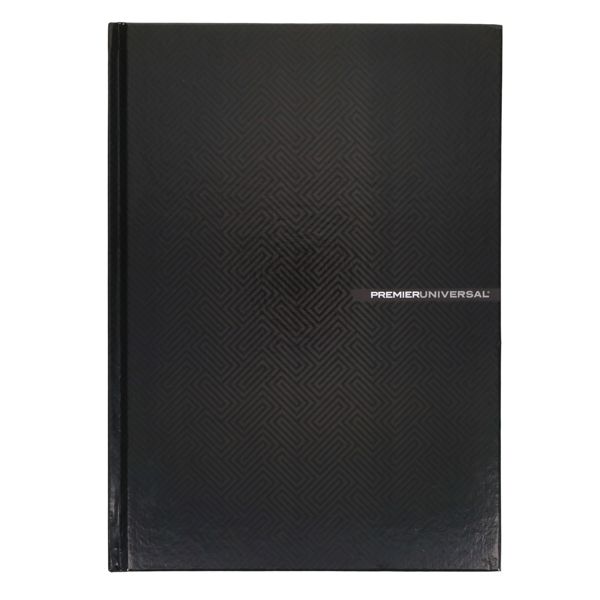 PREMTO PKT.3 A4 160pg ASST. HARDCOVER NOTEBOOKS - BOLD