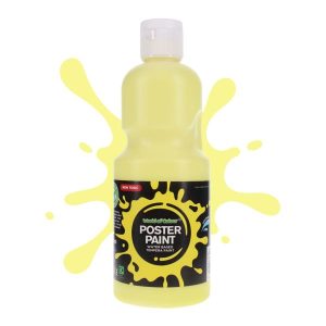 WORLD OF COLOUR POSTER PAINT 500ml - LEMON YELLOW