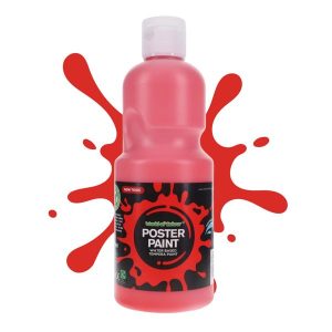 WORLD OF COLOUR POSTER PAINT 500ml - SCARLET