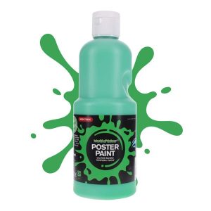 WORLD OF COLOUR POSTER PAINT 500ml - EMERALD GREEN