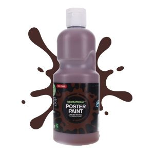 WORLD OF COLOUR POSTER PAINT 500ml - BURNT UMBER