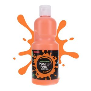 WORLD OF COLOUR POSTER PAINT 500ml - ORANGE