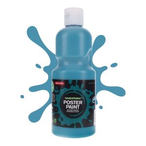 WORLD OF COLOUR POSTER PAINT 500ml - TURQUOISE